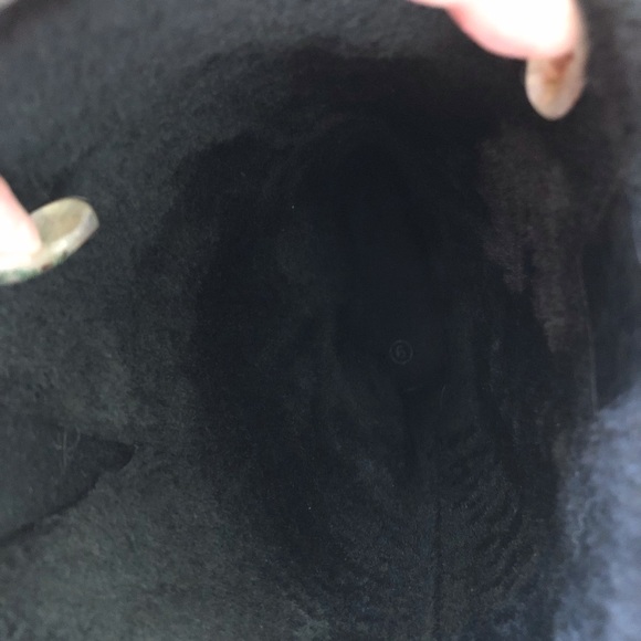 The Sac Waterproof Rain Boots, Black/Grey, Bird & Flower Theme, Size 9 - Picture 6 of 12